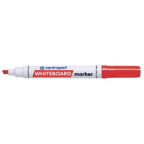 Crveni marker za bele table sa kosim vrhom