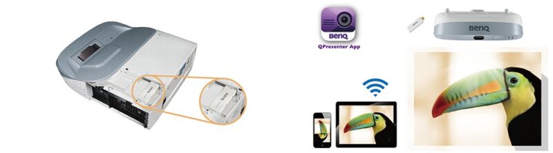 Jednostavan i praktičan bežični adapter uz projektor BENQ MW864UST